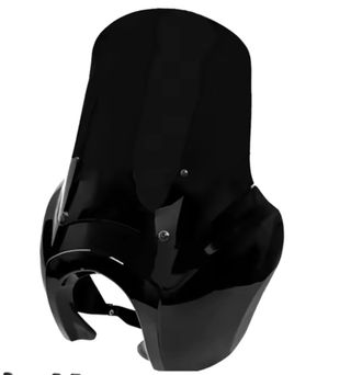 Carenado Moto Custom Negro