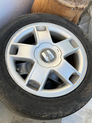 4 Llantas Seat Ibiza 15" usadas