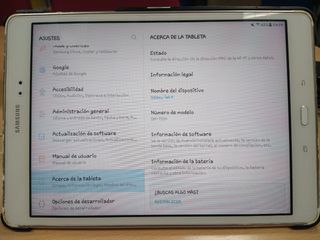 Tablet Samsung Galaxy Tab A blanca