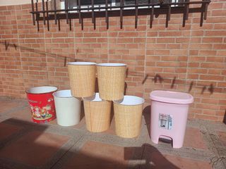  Lote 7 papeleras a estrenar nuevas 
