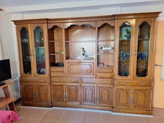 Mueble Comedor Madera - Vitrinas