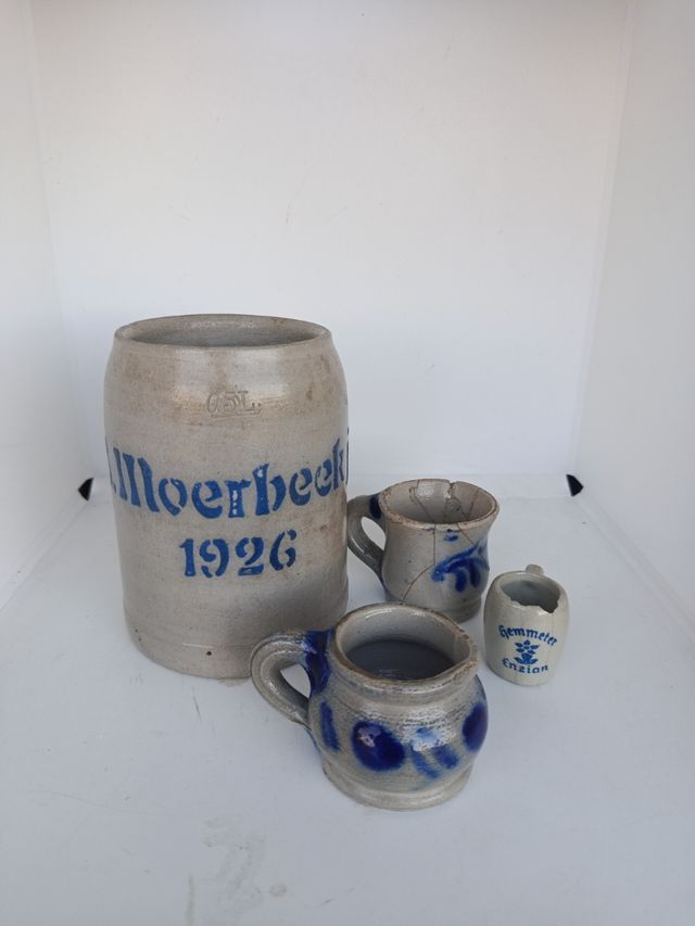 Jarra cerveza alemana + 2 miniaturas