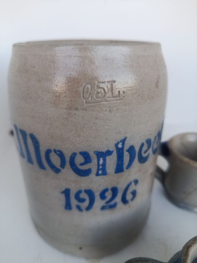 Jarra cerveza alemana + 2 miniaturas