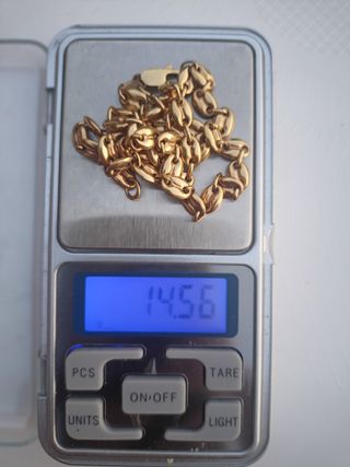 Cadena calabrote en oro de 18 quilates