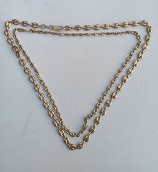 Cadena calabrote en oro de 18 quilates