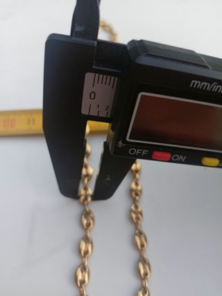 Cadena calabrote en oro de 18 quilates