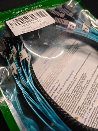 Cables SATA 3 - x6 cables sata