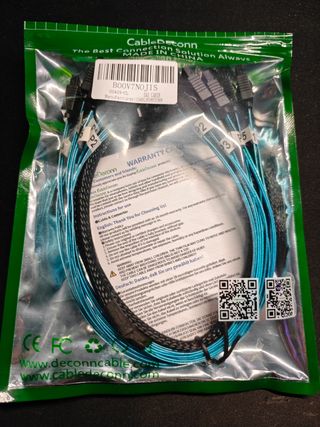 Cables SATA 3 - x6 cables sata