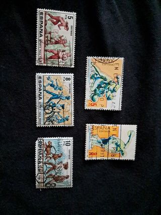 Sellos España Deporte 1979 y 1984