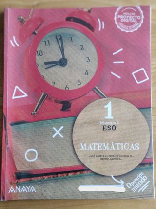 Matemáticas 1 ESO: Trimestre 1, Trimestre 2 y Tri3