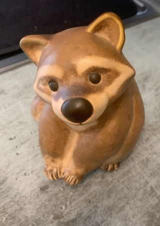 Statuetta procione Thun vintage