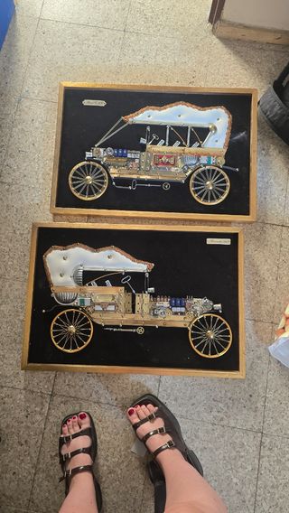 Cuadros vintage artesanales