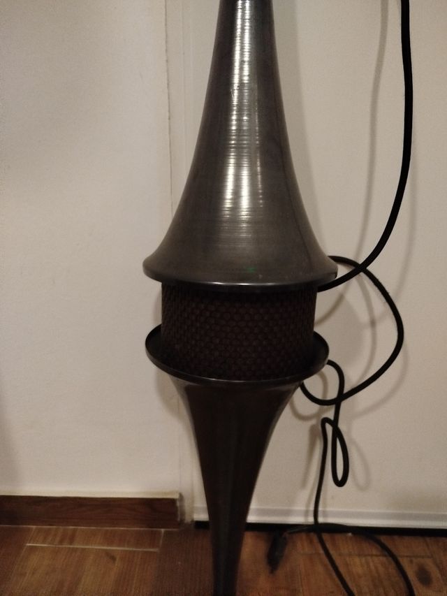 2 Lamparas Metalicas Negras