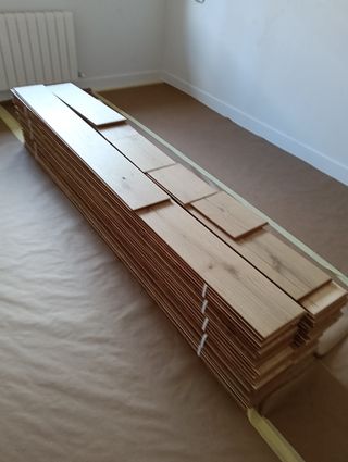 Tarima flotante tricapa