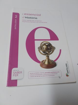 Història, 2 Batxillerat
