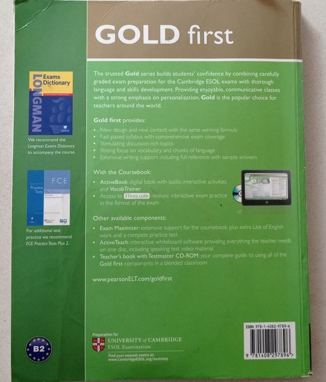 Gold First Coursebook and Active Book Pack