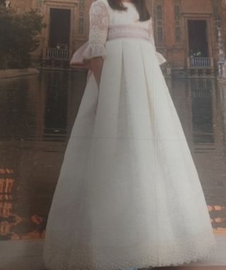 Vestido Primera Comunión niña talla 10