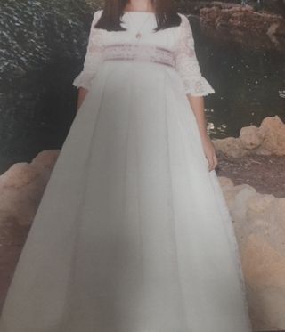 Vestido Primera Comunión niña talla 10