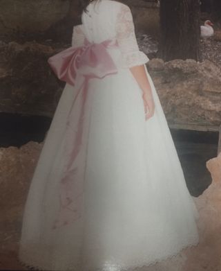 Vestido Primera Comunión niña talla 10