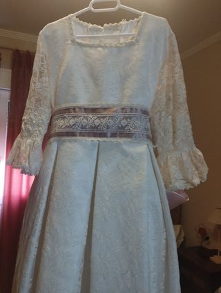 Vestido Primera Comunión niña talla 10