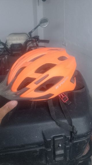 Casco bici BTWIN naranja