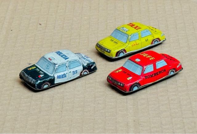Coches clásicos escala: Taxi, Policía, Bomberos