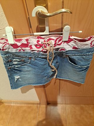 Minifalda vaquera Ra Re - azul