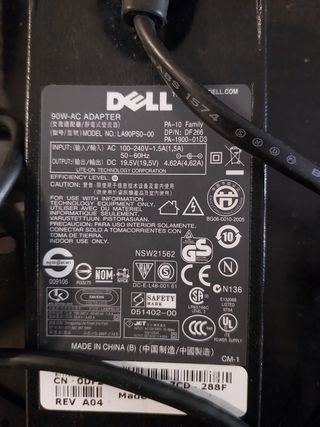 Dell Inspiron 1720 y cargador original
