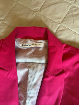 Americana rosa Stradivarius talla S