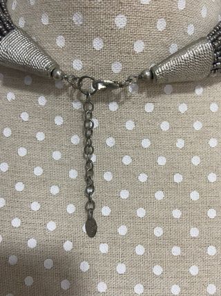Collar gris plata - Gargantilla