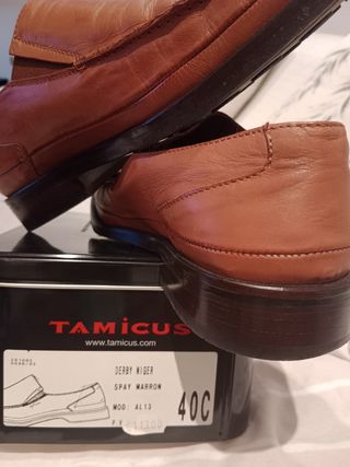 Mocasines Tamicus Piel Marrón 40