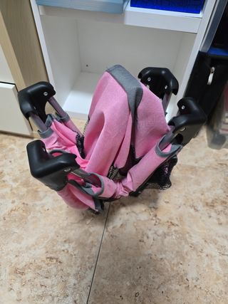 Cuna viaje rosa bebé