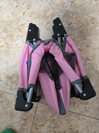 Cuna viaje rosa bebé