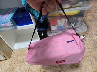 Cuna viaje rosa bebé