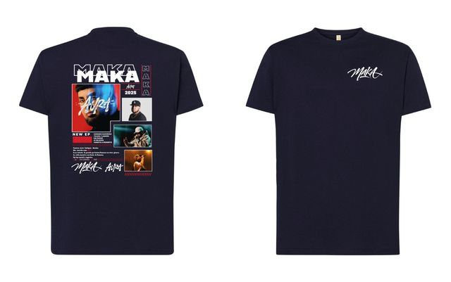 Camiseta Maka para Nicolás negras