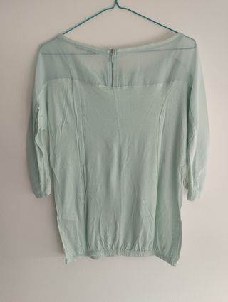Blusa verde menta - Bershka 