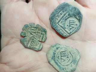 3 Monedas antiguas españolas