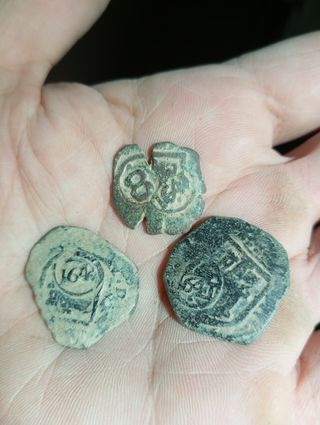 3 Monedas antiguas españolas