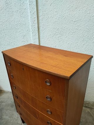 Cajonera Mid Century de teca