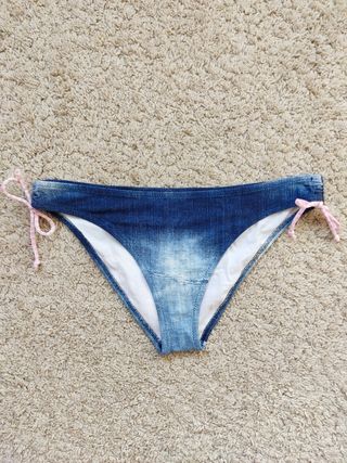 Bañador premamá azul