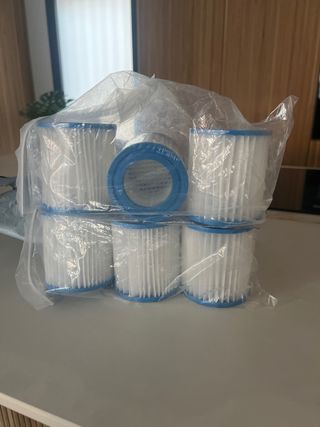 6 filtros Intex piscina