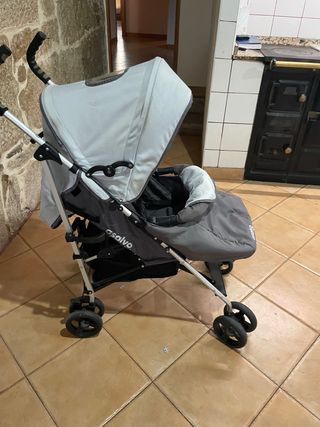 Carrito bebé Asalvo - Gris