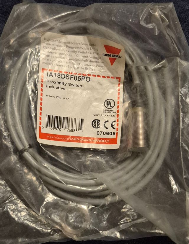 Interruttore di prossimità IA18DSF05PO Carlo Gavaz