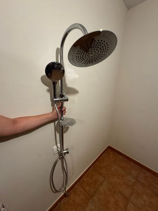 Ducha Baño Cromada - Nueva