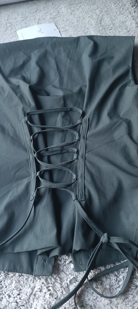 Top Corsetto Penity Verde Oliva Tg S