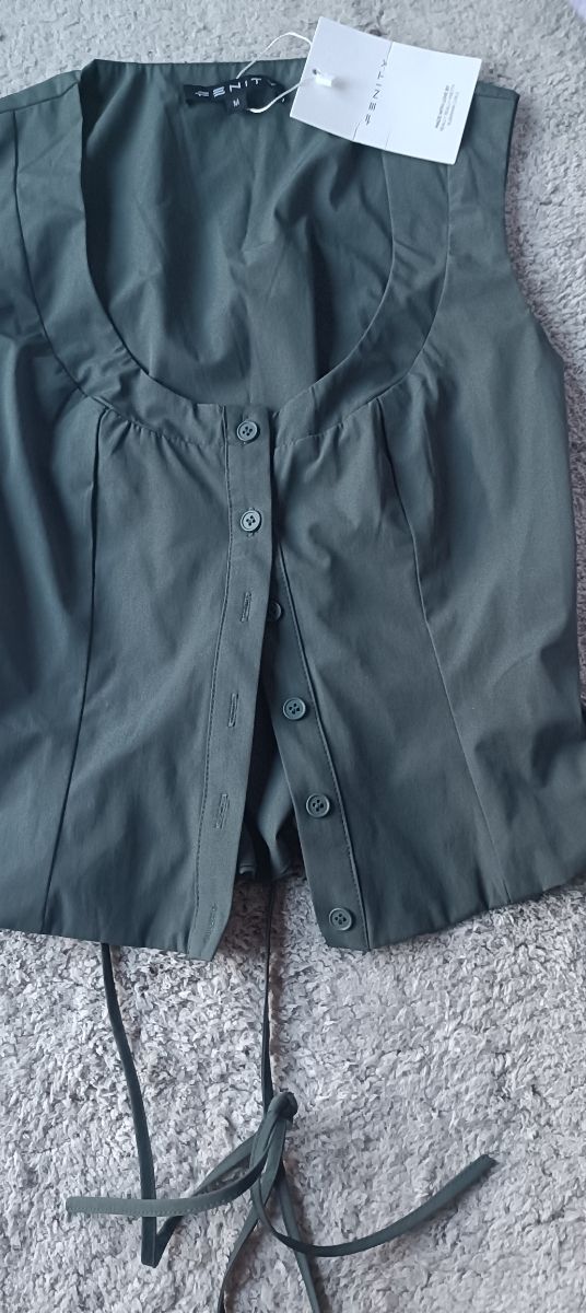 Top Corsetto Penity Verde Oliva Tg S