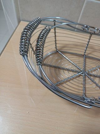 Cesta frutero metalica vintage