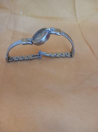 Reloj Gucci mujer plata negro