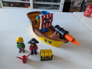 Playmobil 1 2 3 - Arca de Noé y Barco Pirata