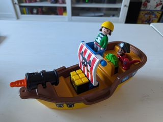 Playmobil 1 2 3 - Arca de Noé y Barco Pirata